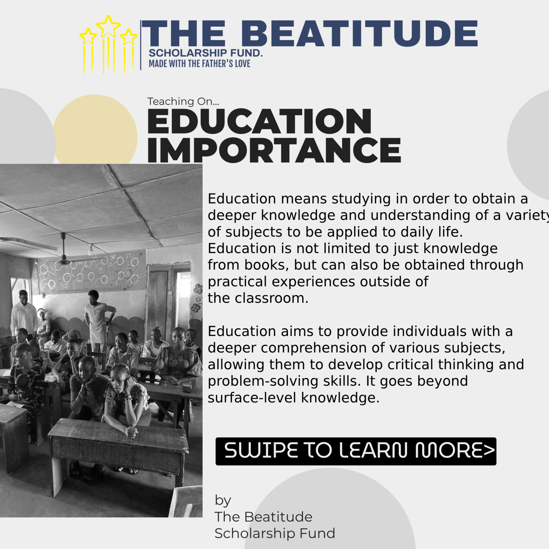 The Power of Education: Unlocking Opportunities and Fulfilling Dreams